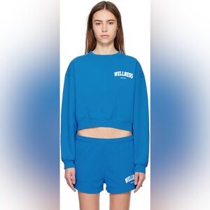 Sporty & Rich Wellness Ivy Cropped Crewneck